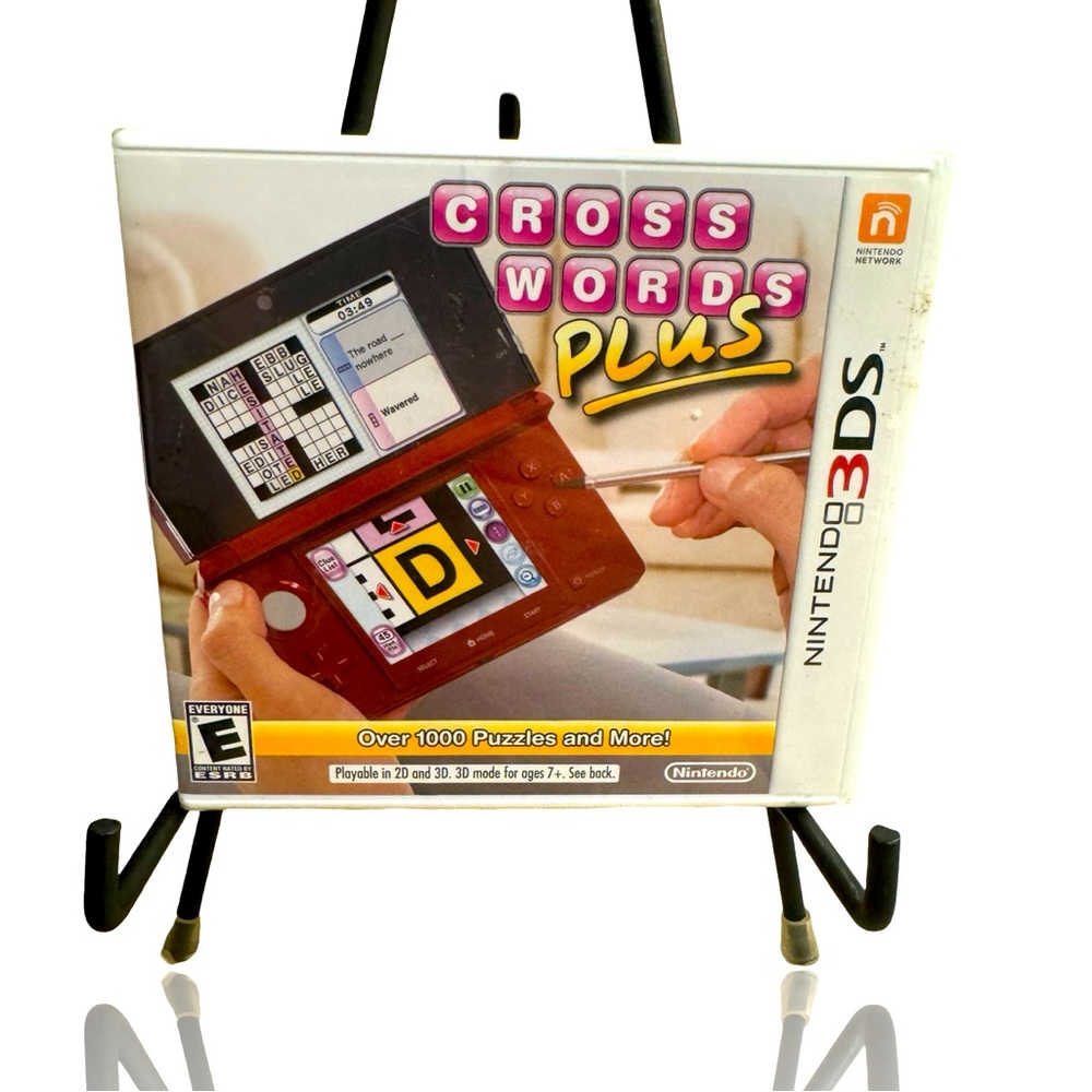 Nintendo 3DS: Cross Words Plus: New with tags: Sealed Vintage Video Game